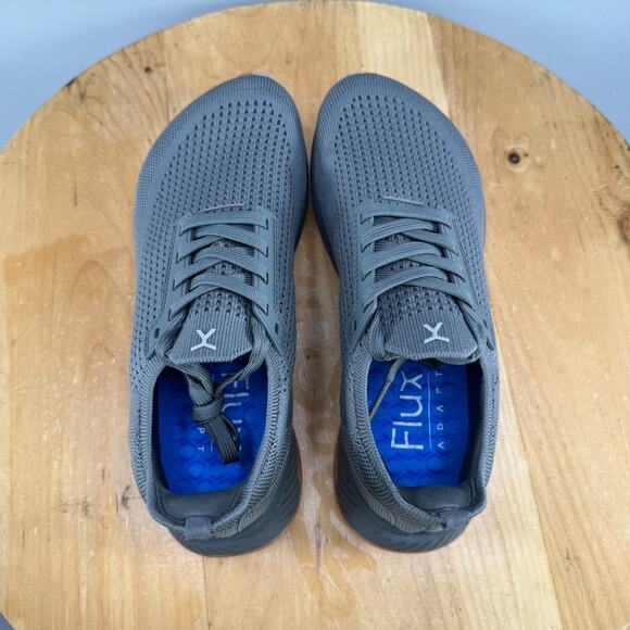 Flux Adapt Runner Women's Size 6.5 Grey Gum Running Barefoot Knit Shoes NEW - Picture 5 of 9